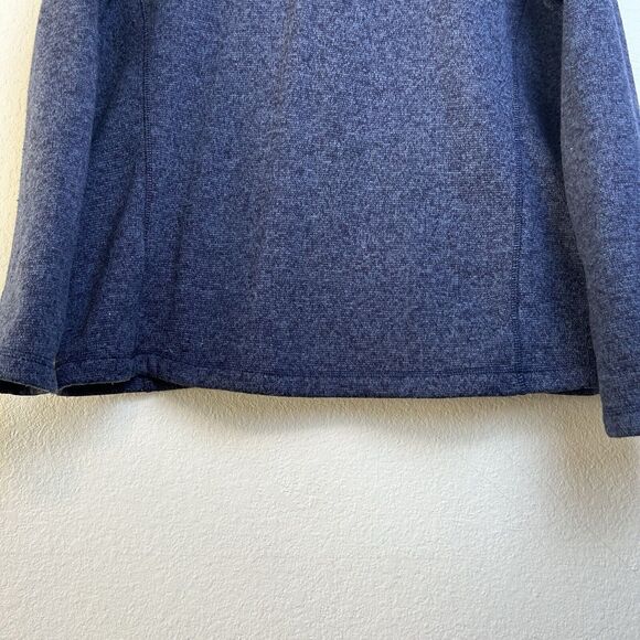 Woolrich Jacket Men’s Large Blue Pullover 1/4 Zip Sweater Comfort Cabincore - Picture 9 of 12